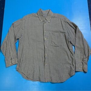 RODIER Men's Checkered Shirt - Black and White